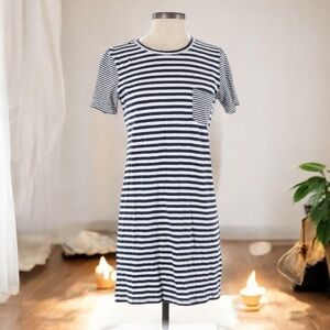 J.Crew Striped Navy/White Dress | SIZE XS